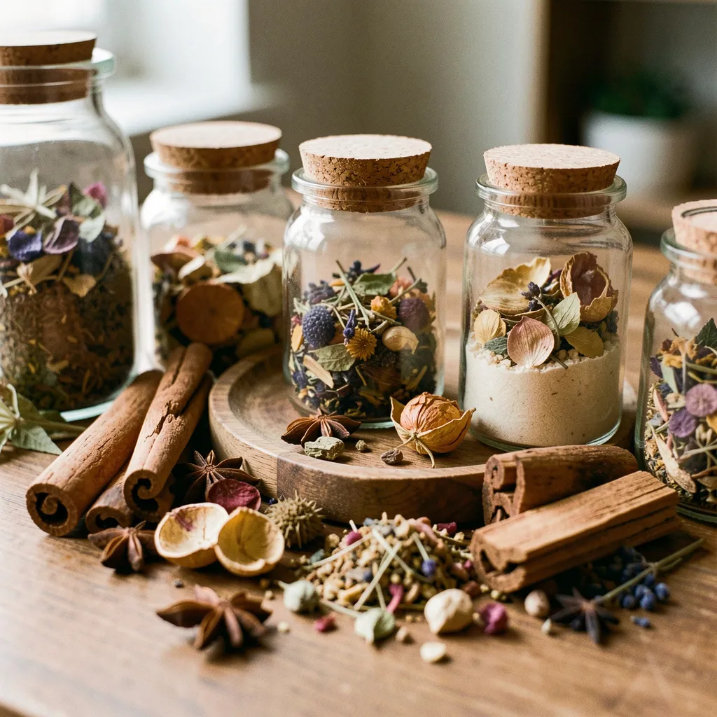 Potpourri container display